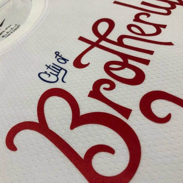 22-23 76ERS HARDEN #1 White City Edition Top Quality Hot Pressing NBA Jersey