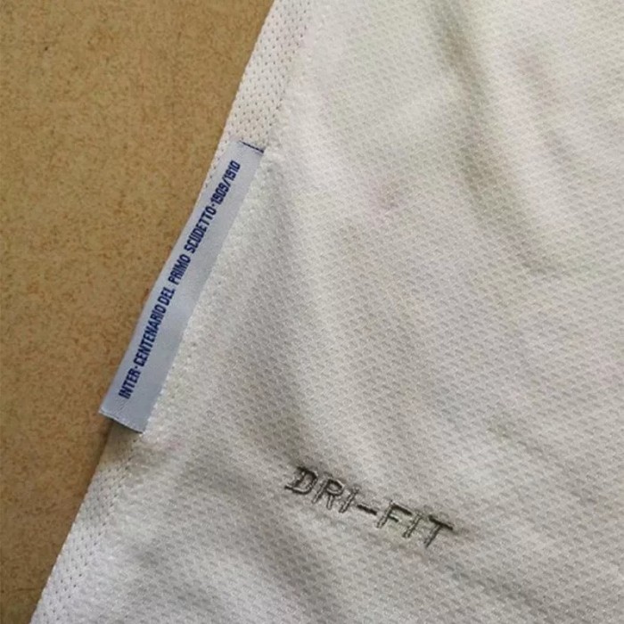 2009-2010 INT Away White Retro Soccer Jersey