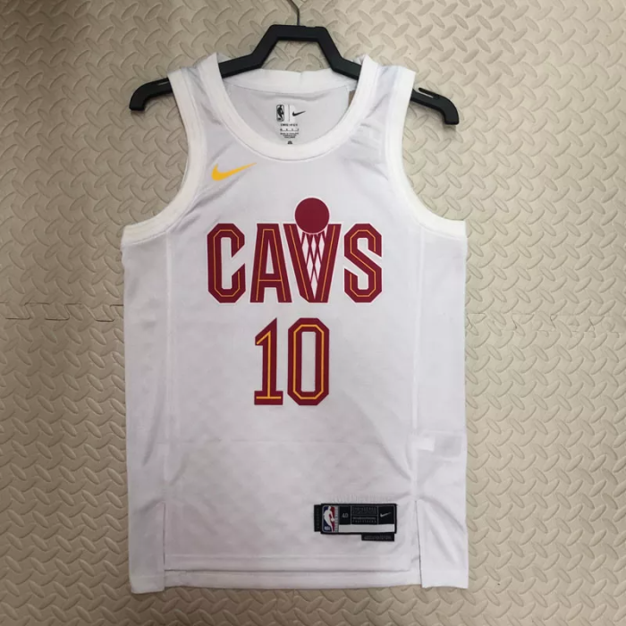 22-23 Cleveland Cavaliers CARLAND #10 White Top Quality Hot Pressing NBA Jersey