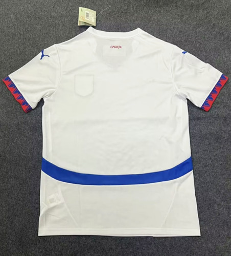 2024 Serbia European Cup Away Fans Version Soccer Jersey