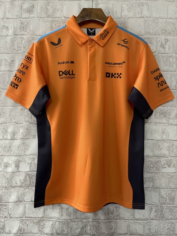 2024 F1 McLaren New Pattern Short Sleeve Racing Suit