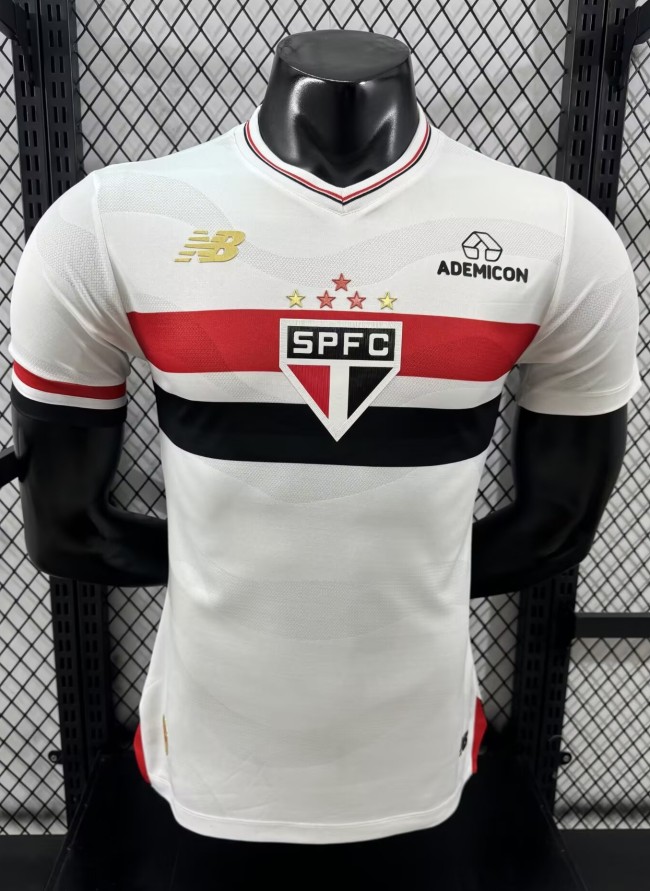 25-26 Sao Paulo Home Player Soccer Jersey