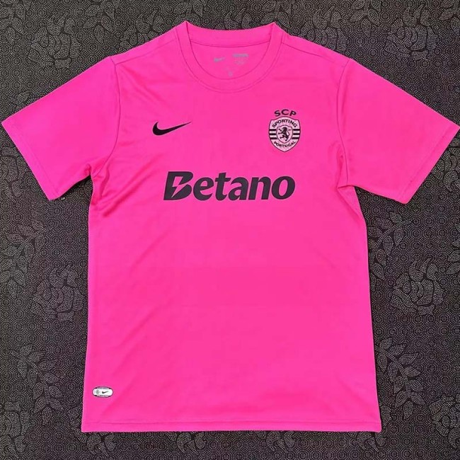 24-25 Sporting Lisbon Pink Fans Soccer Jersey