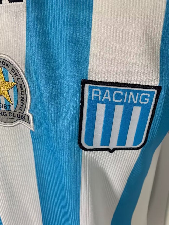 2000-2001 Racing Club Home Retro Soccer Jersey