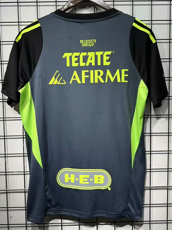 25-26 Tigres UANL Grey Black Goalkeeper Soccer Jersey