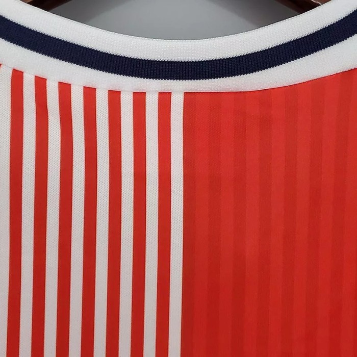 1986 Denmark Home Retro Soccer Jersey