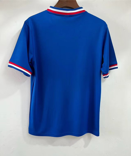 1971 France Home Retro Soccer Jersey