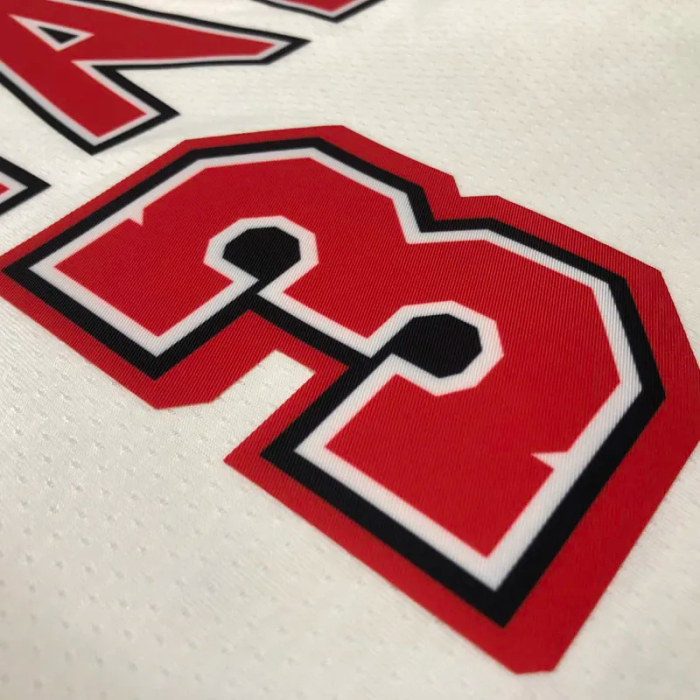 22-23 Heat WADE #3 White Top Quality Hot Pressing NBA Jersey (Retro Logo)