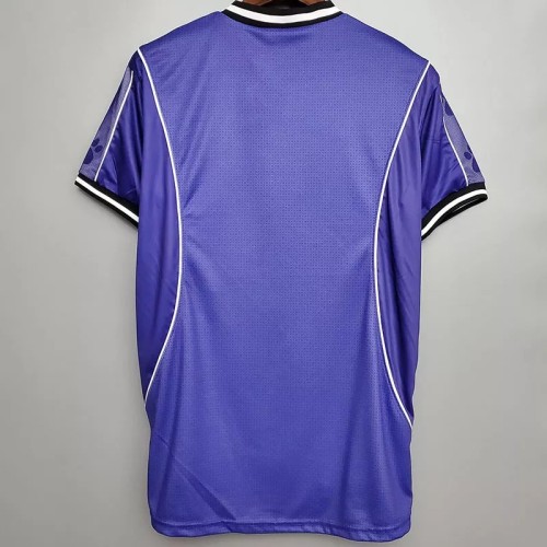1997-1998 RMA Away Blue Retro Soccer Jersey