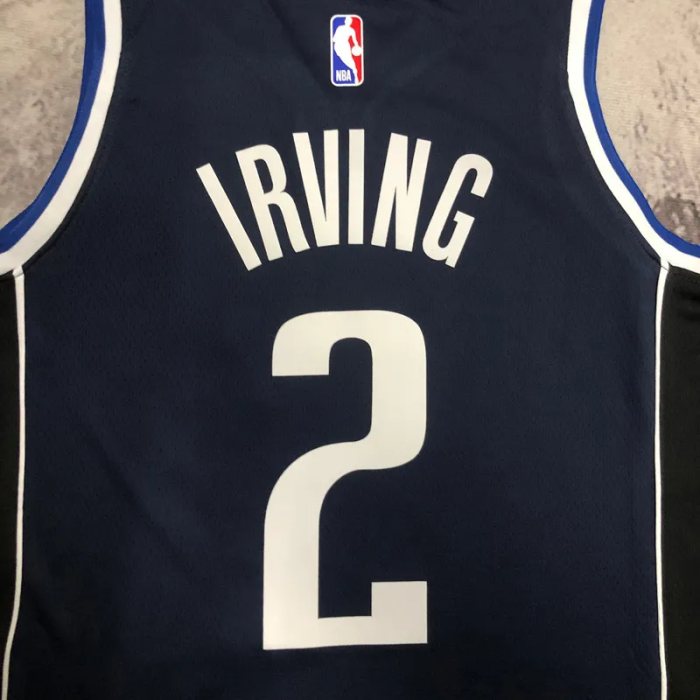 22-23 Dallas Mavericks IRVING #2 Black Top Quality Hot Pressing NBA Jersey (Trapeze Edition)