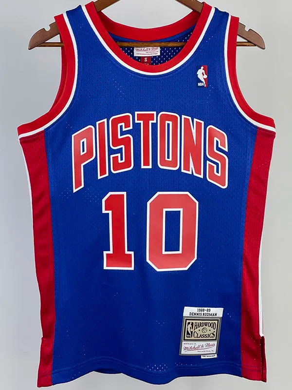 1988-89 OKC ROOMAN #10 Blue Retro Top Quality Hot Pressing NBA Jersey