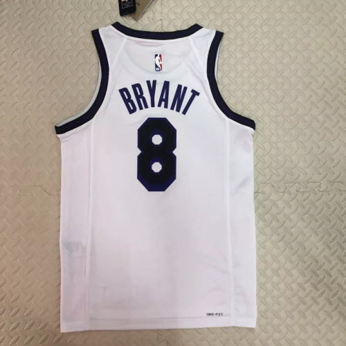 22-23 LAKERS JAMES #6 White City Edition Top Quality Hot Pressing NBA Jersey