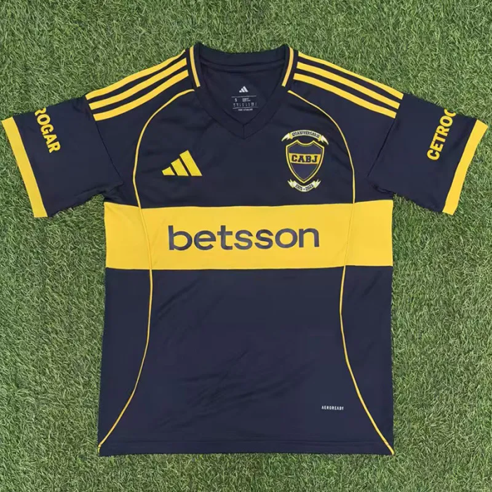 25-26 Boca Juniors Home Fans Soccer Jersey