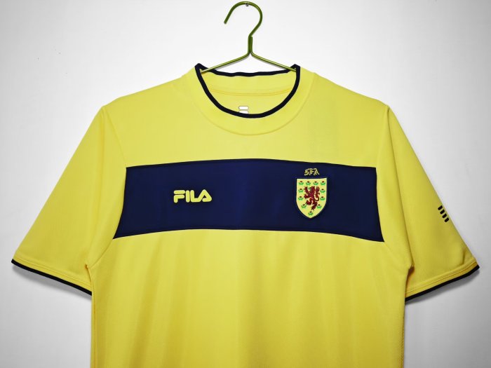 2002 Scotland Away Retro Soccer Jersey
