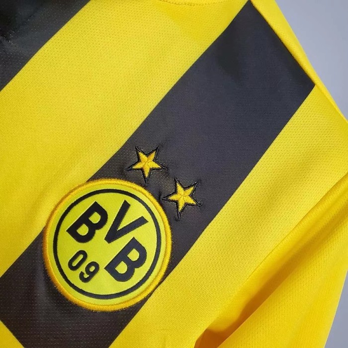 2012-2013 Dortmund Home Retro Soccer Jersey
