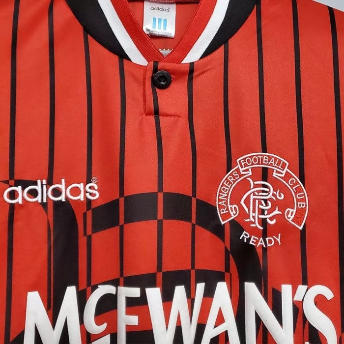 1994-1995 Rangers Away Retro Soccer Jersey