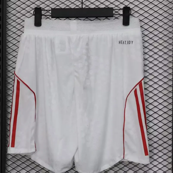 25-26 Ajax White Player Version Shorts Pants (球员短裤)周年标