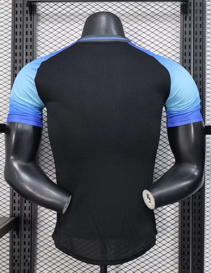 25-26 Algeria Black Player Version Training shirts (蓝标)