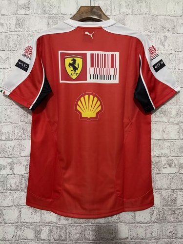 2024 F1 Ferrari New Pattern Short Sleeve Racing Suit