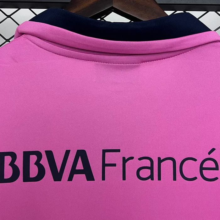 2013-2014 Boca Juniors Pink Retro Soccer Jersey