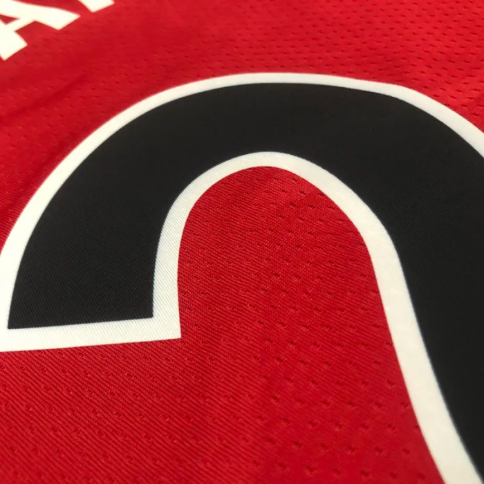22-23 Raptors LEONARD #2 Red Top Quality Hot Pressing NBA Jersey