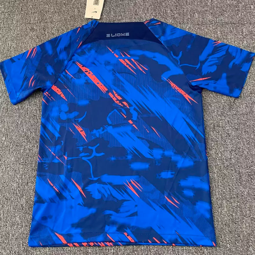 22-23 England Blue Training Shirts