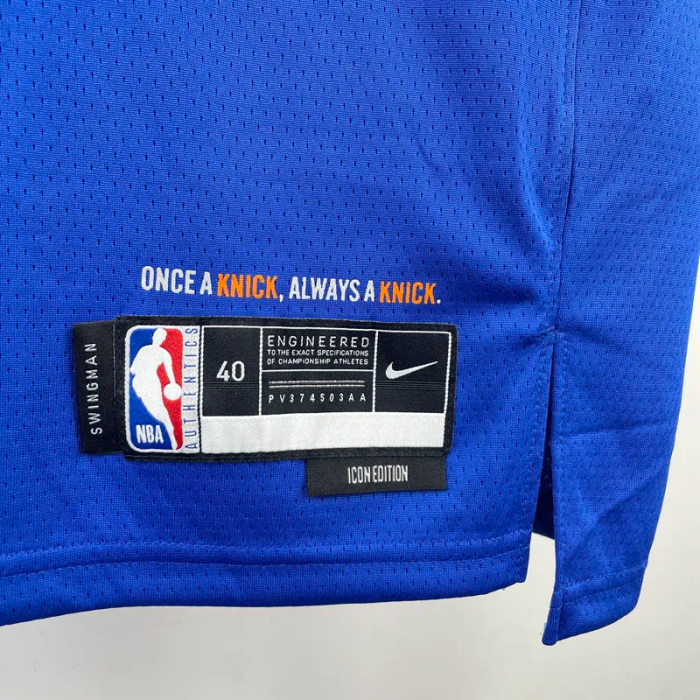 22-23 KNICKS BARRETT #9 Blue Top Quality Hot Pressing NBA Jersey