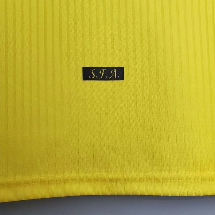 1994-1996 Scotland Yellow Retro Soccer Jersey