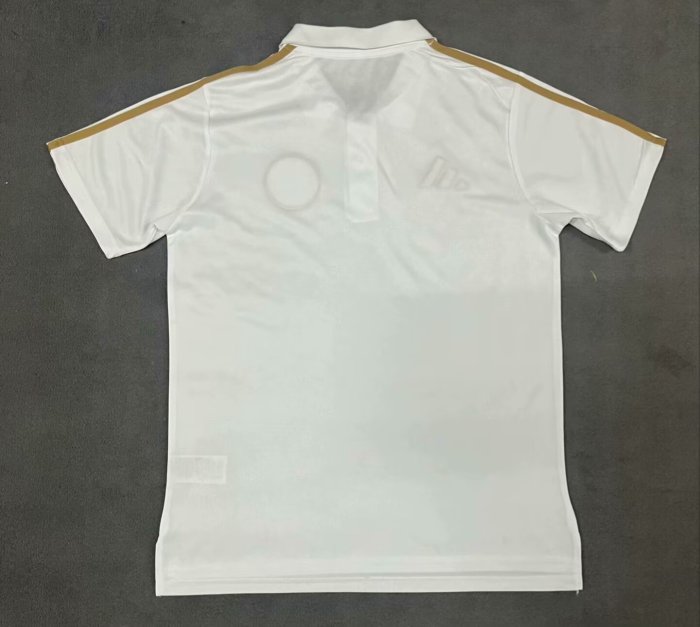 25-26 Tigres UANL White Polo Short Sleeve