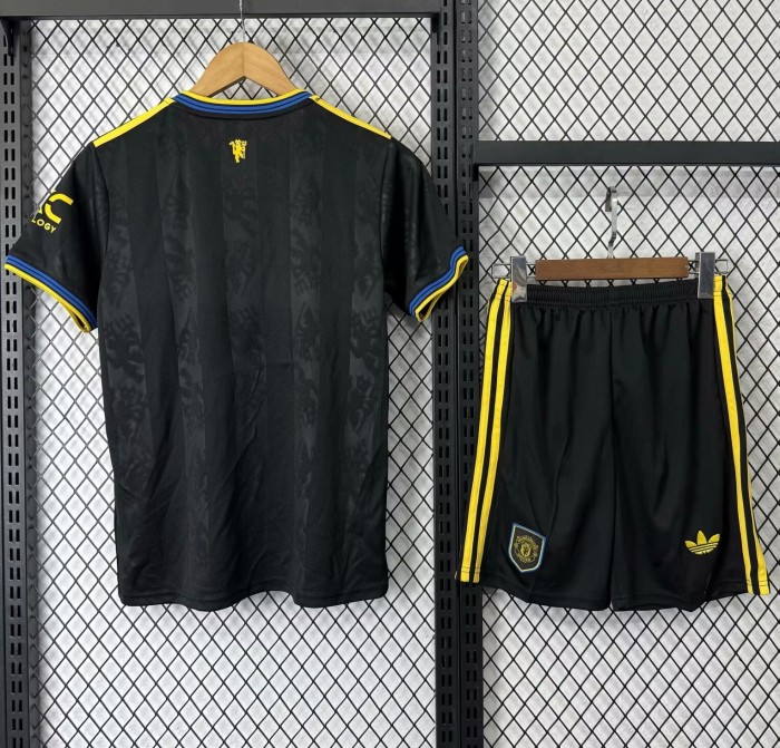 25-26 Man Utd Third Kids Soccer Jersey