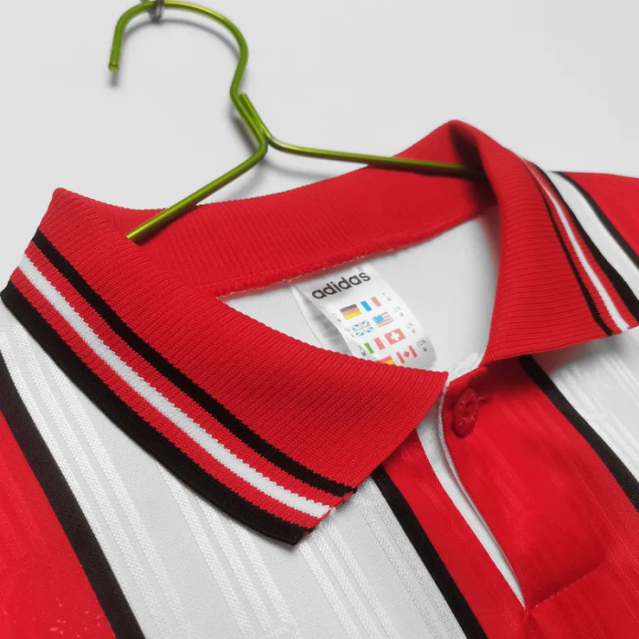 1996 Turkey White Retro Soccer Jersey