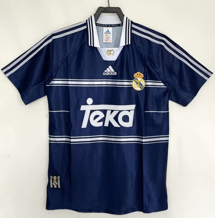 1998-1999 RMA Away Retro Soccer Jersey