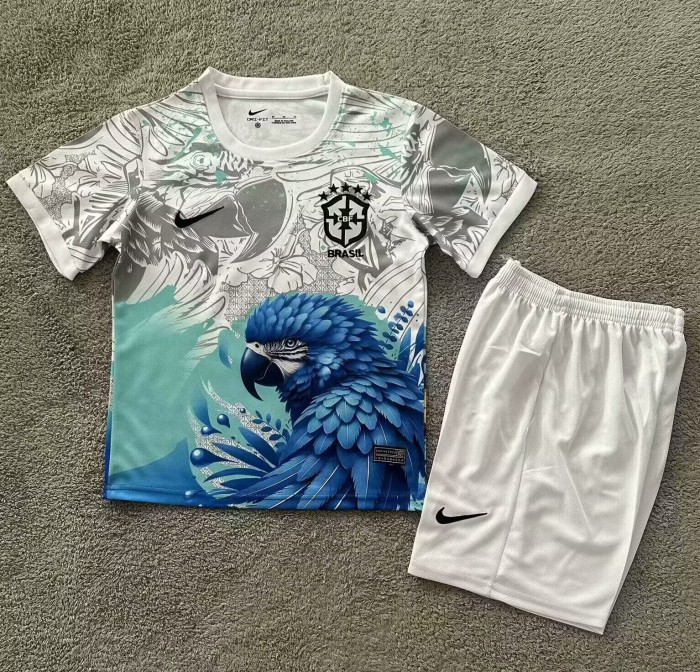 25-26 Brazil Special Edition Kids Soccer Jersey