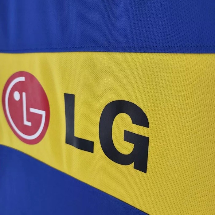 2011-2012 Boca Juniors Home Retro Soccer Jersey