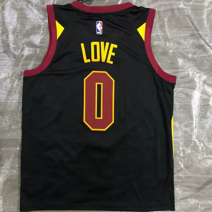 CLEVELAND LOVE # 0 Black Top Quality Hot Pressing NBA Jersey