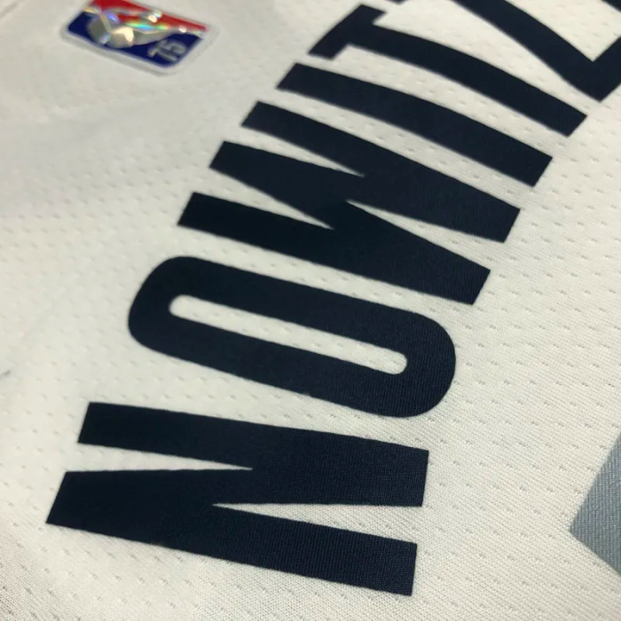 21-22 Dallas NOWITZKI #41 White 75th Anniversary Top Quality Hot Pressing NBA Jersey