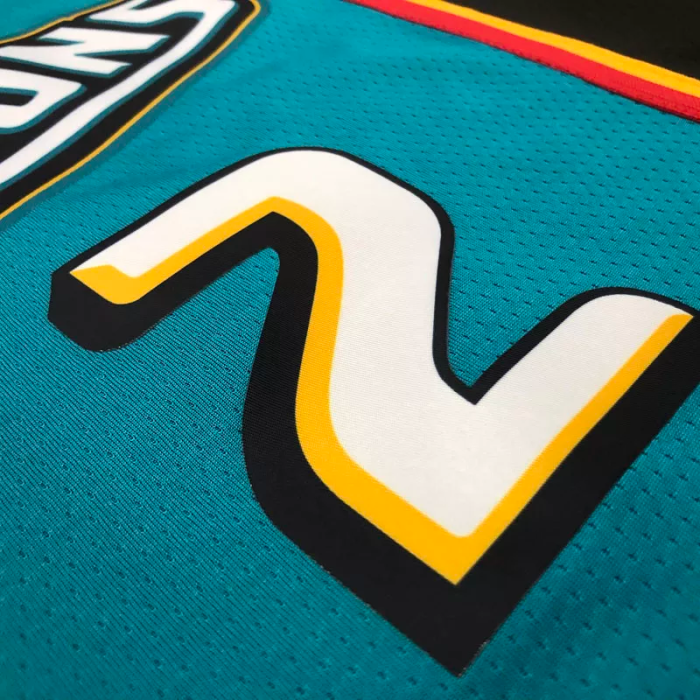 22-23 Pistons CUNNINGHAM #2 Light blue Top Quality Hot Pressing NBA Jersey (Retro Logo)