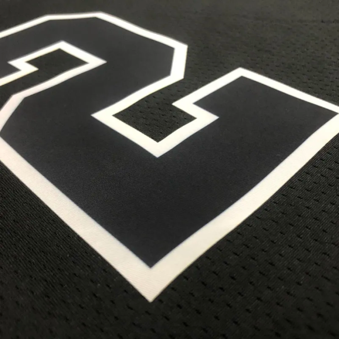 22-23 SA Spurs LEONARD #2 Black Top Quality Hot Pressing NBA Jersey (Retro Logo)