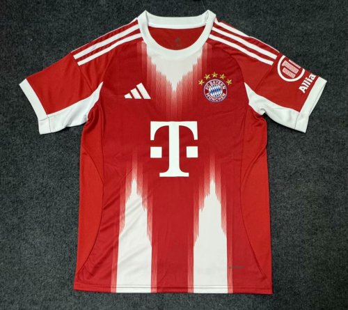 25-26 Bayern Home Muller #25 Print Picture Number Fans Soccer Jersey*球迷