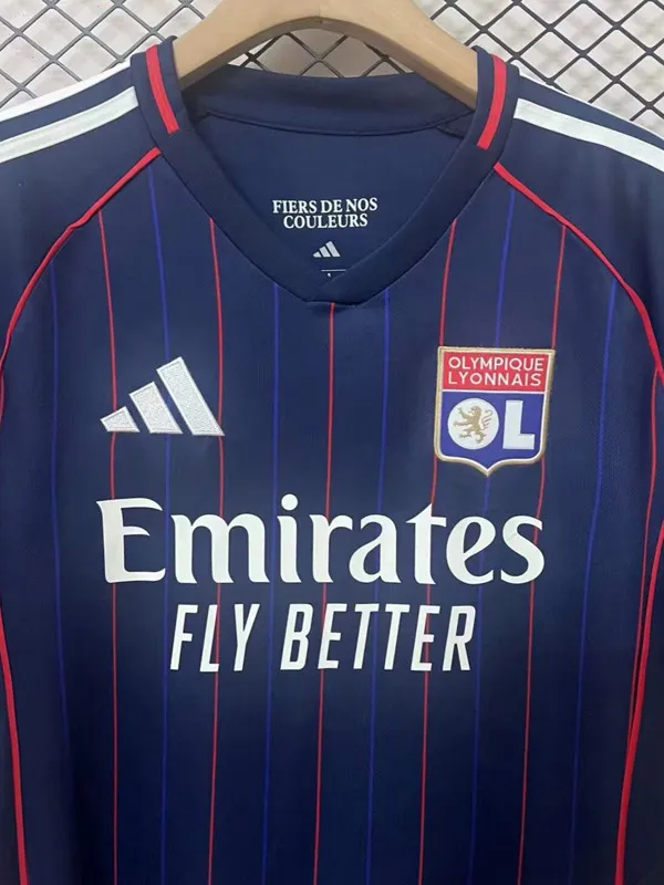 25-26 Lyon Away Fans Soccer Jersey