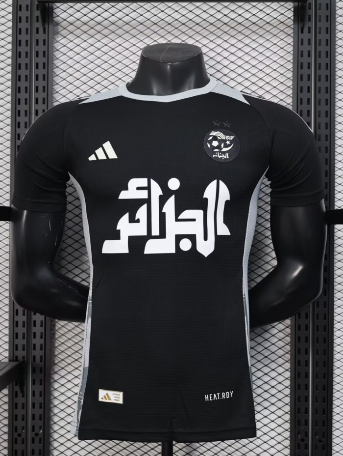25-26 Algeria Black Player Version Training shirts