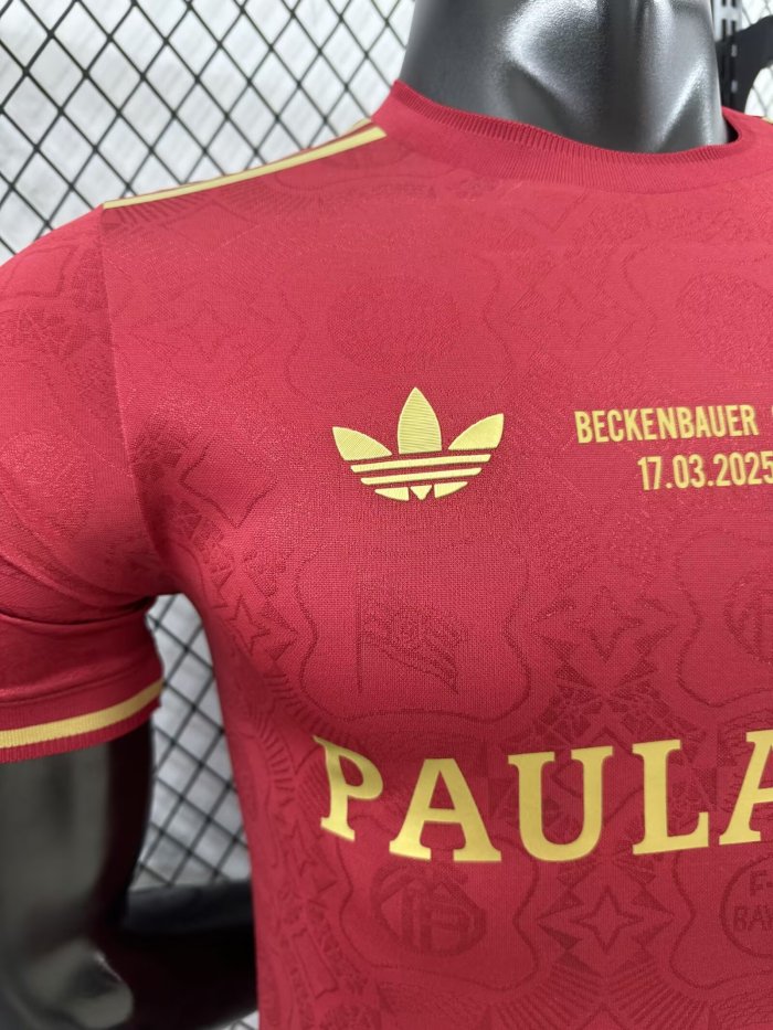 25-26 Bayern BECKENBAUER CUP Player Version Soccer Jersey (PAULANER)