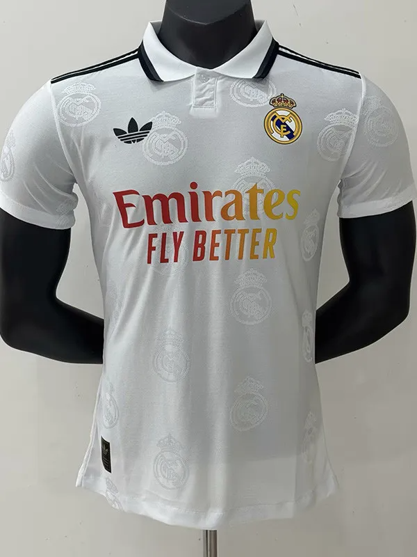 25-26 RMA White Casual Edition Player Version Training Shirts