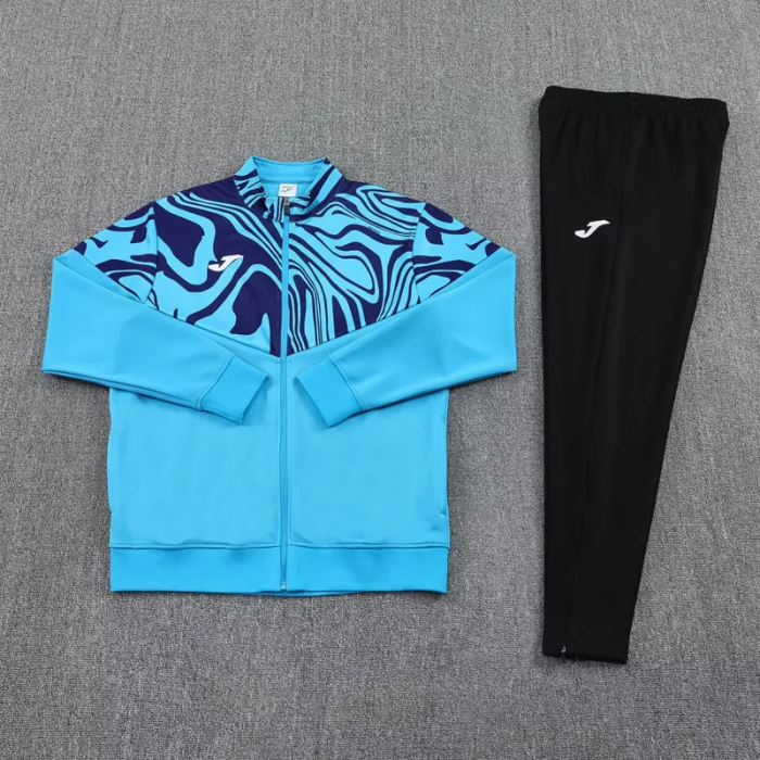 2025 JOM Lake blue Jacket Tracksuit