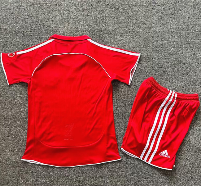 2006-2007 LIV Home Retro Kids Soccer Jersey