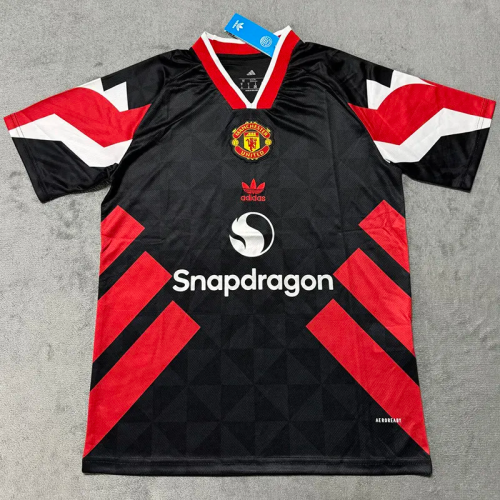 25-26 Man Utd Black Red Special Edition Training shirts