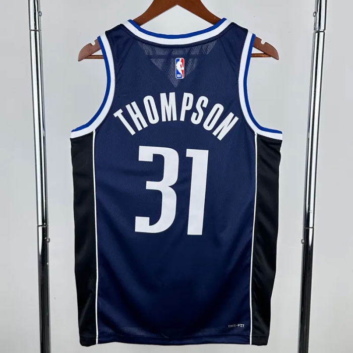 22-23 Dallas Mavericks THOMPSON #31 Royal Blue Top Quality Hot Pressing NBA Jersey (Trapeze Edition)