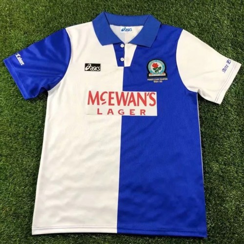 1994-1995 Blackburn Home Retro Soccer Jersey