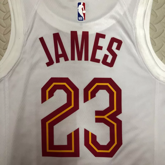 22-23 Cleveland Cavaliers JAMES #23 White Top Quality Hot Pressing NBA Jersey
