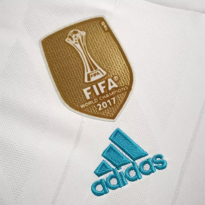 2017-2018 RMA Home Long Sleeve Retro Soccer Jersey